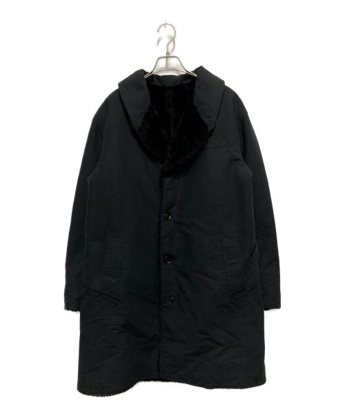 Engineered Garments（エンジニアド ガーメンツ）Engineered Garments (エンジニアド ガーメンツ) リバーシブル ショールカラー コート ブラック サイズ:Sの古着・服飾アイテム