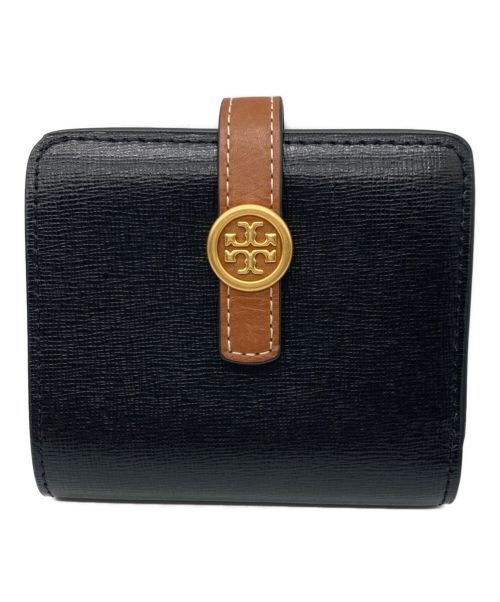 TORY BURCH（トリーバーチ）TORY BURCH (トリーバーチ) ロビンソン ペブルド ミニウォレット ブラックの古着・服飾アイテム