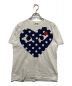 PLAY COMME des GARCONS（プレイ コムデギャルソン）の古着「プリントTシャツ　AZ-T234」｜ホワイト