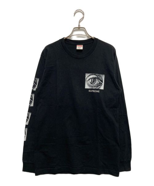 SUPREME（シュプリーム）Supreme (シュプリーム) M.C. Escher Eye L/S Tee ブラック サイズ:Ⅿの古着・服飾アイテム