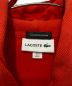 中古・古着 LACOSTE (ラコステ) プルオーバーパーカー レッド サイズ:FR 3/US S：3980円