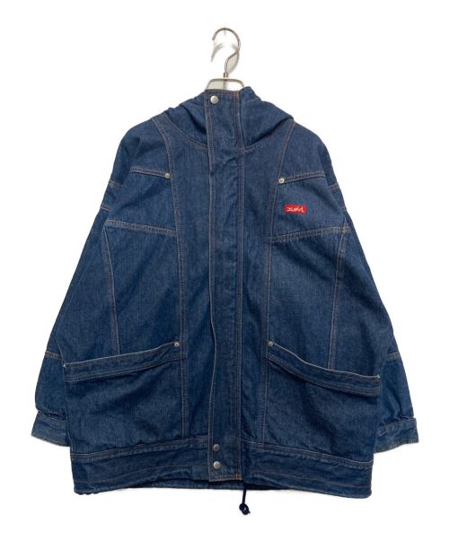 X-GIRL（エックスガール）X-girl (エックスガール) DENIM BLOUSON インディゴ サイズ:SIZE2の古着・服飾アイテム