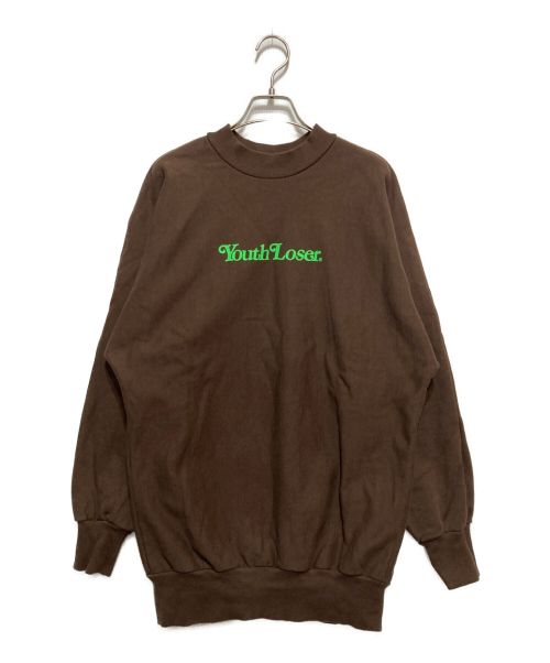 Youth LOSER（ユースルーザー）Youth Loser (ユースルーザー) VERDY (ヴェルディ) Verdy front sweat 1997 ブラウン サイズ:不明の古着・服飾アイテム