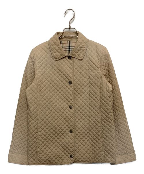 BURBERRY（バーバリー）BURBERRY (バーバリー) 裏地ノバチェックキルティングジャケット ベージュ サイズ:9の古着・服飾アイテム