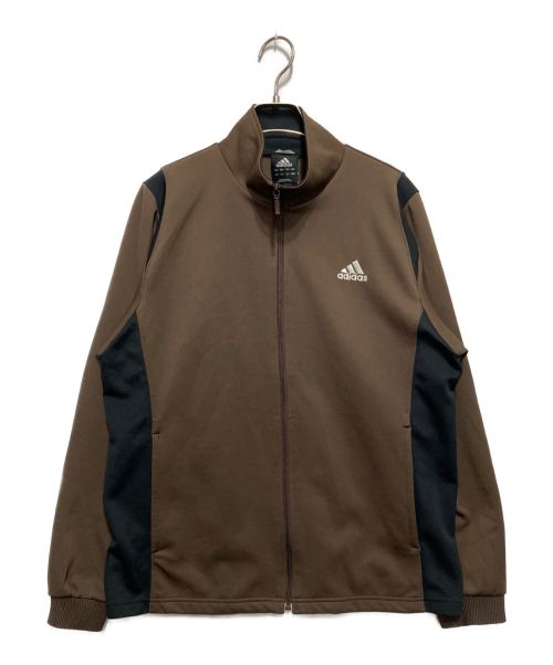 adidas（アディダス）adidas (アディダス) トラックジャケット ブラウン サイズ:Sの古着・服飾アイテム