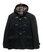 BURBERRY BLACK LABELバーバリーブラックレーベル）の古着「ダッフルコート　BMP76-128-09」｜ブラック