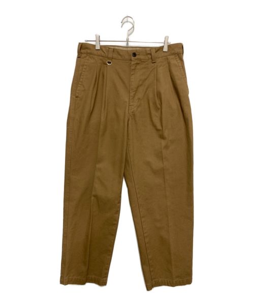 SOPHNET.（ソフネット）SOPHNET. (ソフネット) 2TUCK WIDE TAPERED PANTS　SOPH-202001 ベージュ サイズ:XLの古着・服飾アイテム