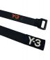 Y-3 (ワイスリー) ベルト ブラック サイズ:S：4800円