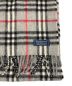 Burberry's (バーバリーズ) チェックカシミヤストール　英国製 グレー：5800円