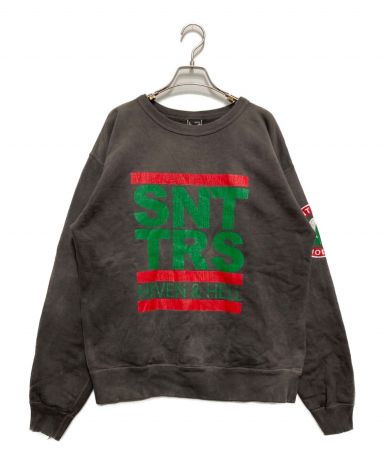 【中古・古着通販】SAINT MICHAEL (セントマイケル) Denim Tears (デニムティアーズ) CREW SWEAT SM-A21- 0000-050 ブラック サイズ:L｜ブランド・古着通販 トレファク公式【TREFAC FASHION】スマホサイト