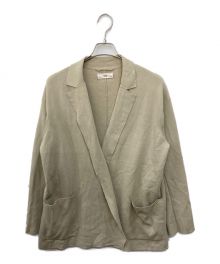 UNFIL（アンフィル）の古着「High Twist Cotton Milanoribbed-Knit　ONSP-UW118」｜ベージュ