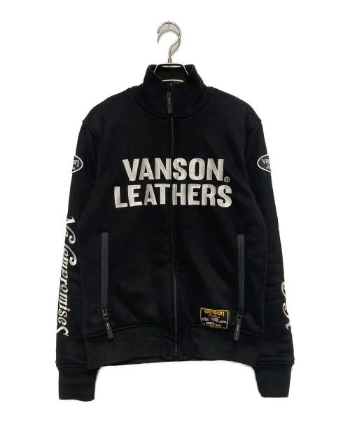 VANSON（バンソン）VANSON (バンソン) スウェットジャケット ブラック サイズ:Mの古着・服飾アイテム