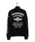 VANSON (バンソン) スウェットジャケット ブラック サイズ:M：7800円