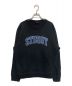 stussy（ステューシー）の古着「ARCH APPLIQUE CREW SWEAT」｜ブラック