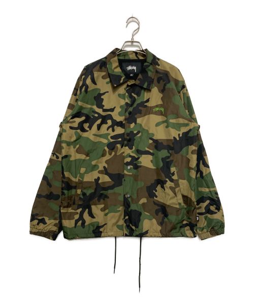 stussy（ステューシー）stussy (ステューシー) Camo Cruize Coach　115402 グリーン サイズ:Ⅿの古着・服飾アイテム