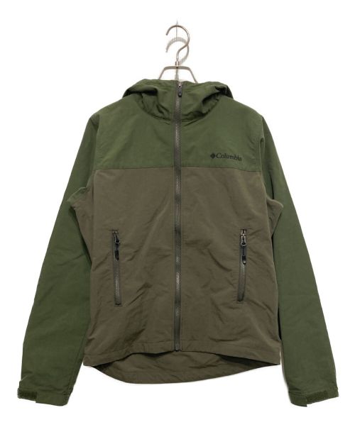 Columbia（コロンビア）Columbia (コロンビア) VIZZAVONA PASS JACKET　PM3188 カーキ×グリーン サイズ:Sの古着・服飾アイテム