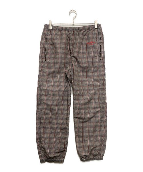 SUPREME（シュプリーム）Supreme (シュプリーム) Track Pant グレー×レッド サイズ:Sの古着・服飾アイテム