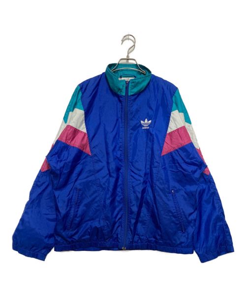 adidas（アディダス）adidas (アディダス) 80’Sナイロンジャケット ブルー サイズ:Ⅿの古着・服飾アイテム