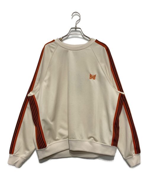 Needles（ニードルズ）Needles (ニードルズ) KEBOZ (ケボズ) TRACK CREW NECK SHIRT　LQ476 ベージュ サイズ:Lの古着・服飾アイテム