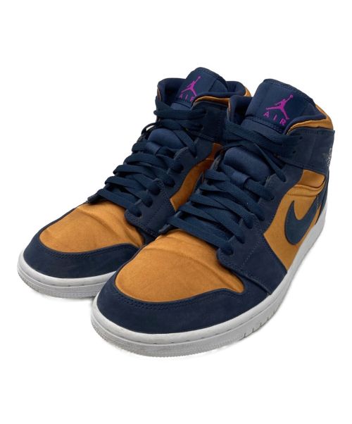 NIKE（ナイキ）NIKE (ナイキ) AIR JORDAN 1 MID SE OBSIDIAN/HYPER VIOLET-DESERT　852542-401 ネイビー サイズ:28.5㎝の古着・服飾アイテム