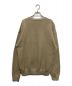 crepuscule (クレプスキュール) 着楽 (チャクラ) MOSS STITCH L/S SWEAT for ciacura ベージュ サイズ:SIZE1：3980円