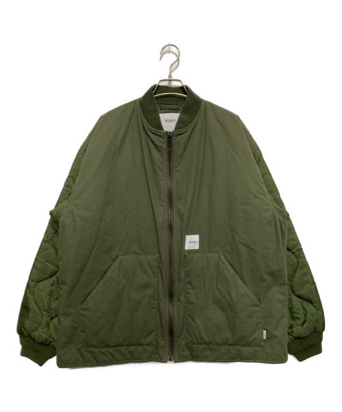 WTAPS（ダブルタップス）WTAPS (ダブルタップス) SHEDS JACKET COTTON WEATHER　202BRDT-JKM02 グリーン サイズ:SIZE3の古着・服飾アイテム