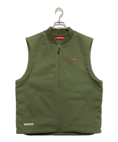 SUPREME（シュプリーム）Supreme (シュプリーム) 22AW WINDSTOPPER WORK VEST グリーン サイズ:Lの古着・服飾アイテム