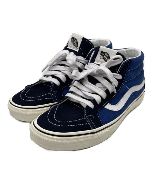 VANS（バンズ）VANS (バンズ) SK8-MID REISSUE NAVY/P.NIGHT　632855-0001 ブルー サイズ:27㎝の古着・服飾アイテム