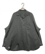 FreshServiceフレッシュサービス）の古着「COOLFIBER OPEN COLLAR L/S SHIRT　FSW-23-SH 109」｜グレー