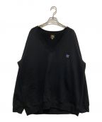 Needlesニードルズ）の古着「L/S V NECK SWEAT　MR301」｜ブラック