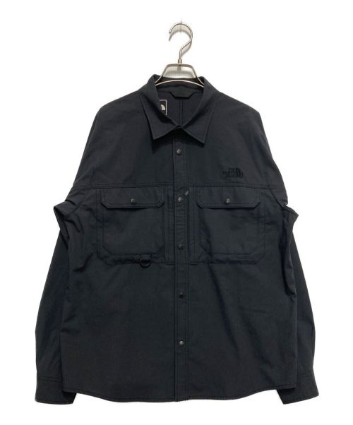 THE NORTH FACE（ザ ノース フェイス）THE NORTH FACE (ザ ノース フェイス) Firefly Canopy Shirt　NR12231 ブラック サイズ:Ⅿの古着・服飾アイテム