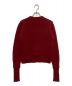 CLANE (クラネ) LAYER SLEEVE YAK KNIT TOPS　13106-2162 レッド サイズ:SIZE1：6000円