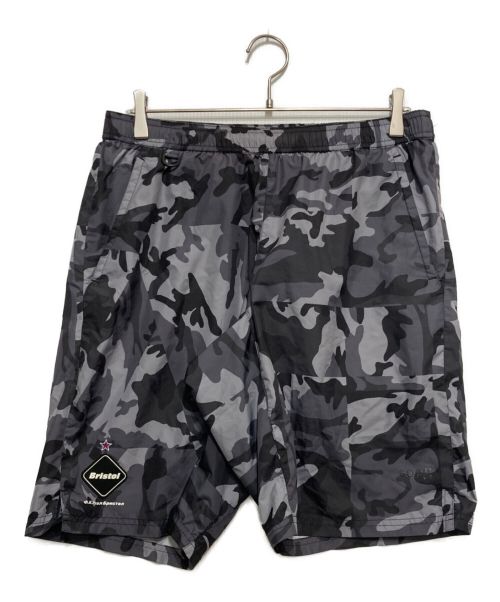 F.C.R.B.（エフシーアールビー）F.C.R.B. (エフシーアールビー) CAMOFLAGE PRACTICE SHORTS　FCRB-180023 ブラック×グレー サイズ:Lの古着・服飾アイテム