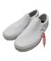 VANS（バンズ）の古着「vans perf leather slip-on」｜ホワイト