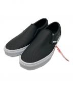 VANSバンズ）の古着「vans perf leather slip-on」｜ブラック