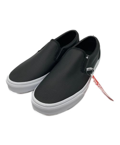 VANS（バンズ）VANS (バンズ) vans perf leather slip-on ブラック サイズ:28.5㎝の古着・服飾アイテム