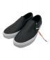 VANS（バンズ）の古着「vans perf leather slip-on」｜ブラック