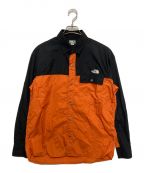 THE NORTH FACEザ ノース フェイス）の古着「L/S Nuptse Shirt NR11961」｜ブラック×オレンジ