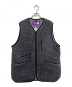 THE NORTHFACE PURPLELABELザ・ノースフェイス パープルレーベル）の古着「Wool Boa WINDSTOPPER Field Vest　NA2350N」｜グレー