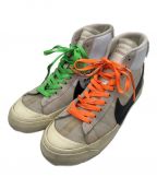 NIKE×OFFWHITEナイキ×オフホワイト）の古着「The Ten Blazer Mid GV183500 AA3832-1001」｜ホワイト