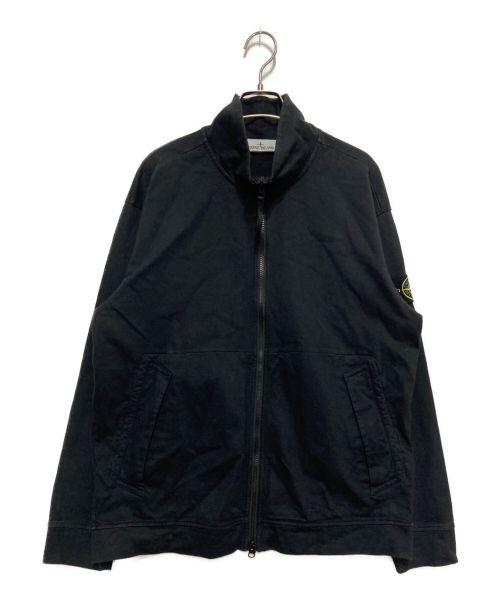 STONE ISLAND（ストーンアイランド）STONE ISLAND (ストーンアイランド) ジップアップスウェットシャツ　791562050 ブラック サイズ:Lの古着・服飾アイテム