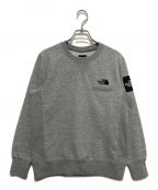 THE NORTH FACEザ ノース フェイス）の古着「SQUARE LOGO CREW Men’s　NT11832」｜グレー