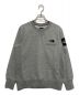 THE NORTH FACE（ザ ノース フェイス）の古着「SQUARE LOGO CREW Men’s　NT11832」｜グレー