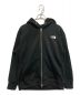 THE NORTH FACE（ザ ノース フェイス）の古着「Square Logo FullZip NT62038」｜ブラック