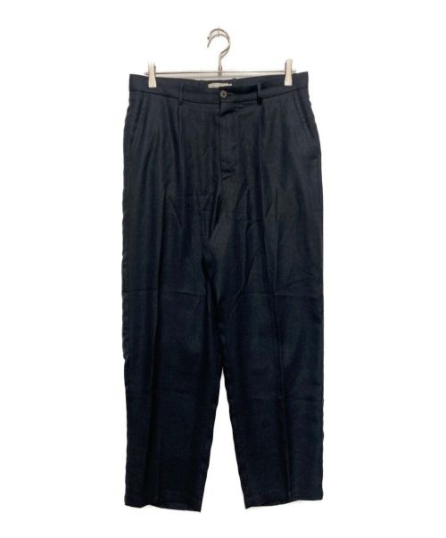 STEVEN ALAN（スティーブンアラン）STEVEN ALAN (スティーブンアラン) TA/PE SLUB SUPER BAGGY TAPERED PANTS　8114-177-0628 グリーン サイズ:Lの古着・服飾アイテム