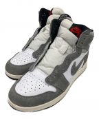 NIKEナイキ）の古着「RETRO HIGH OG FD1437-051」｜ホワイト×グレー