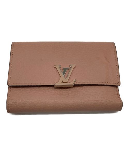 LOUIS VUITTON（ルイ ヴィトン）LOUIS VUITTON (ルイ ヴィトン) 3つ折り財布　M62156 ピンクの古着・服飾アイテム