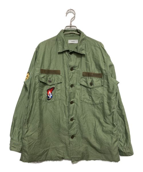 MARKA（マーカ）MARKA (マーカ) J.L.UTILITY SHIRTS WIDE FIT　M18A-06SH01C グリーン サイズ:SIZE1の古着・服飾アイテム