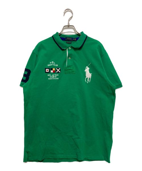 POLO RALPH LAUREN（ポロ・ラルフローレン）POLO RALPH LAUREN (ポロ・ラルフローレン) ビッグポロシャツ グリーン サイズ:XLの古着・服飾アイテム