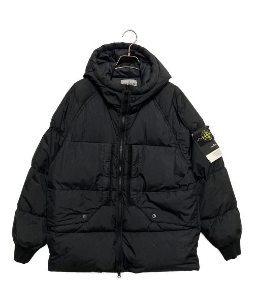 STONE ISLAND（ストーンアイランド）STONE ISLAND (ストーンアイランド) GARMENT DYED CRINKLE REPS RECYCLED NYLON DOWN　791540723 ブラック サイズ:Mの古着・服飾アイテム